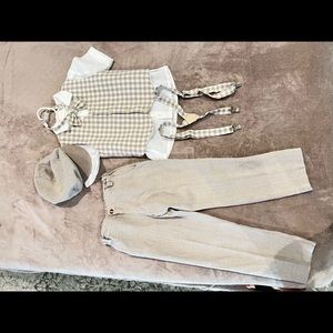 Boy linen outfit , size 6